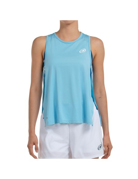CAMISETA TIRANTES BULLPADEL MUJER DURANTA 073 AZUL CLARO | Ofertas de pádel